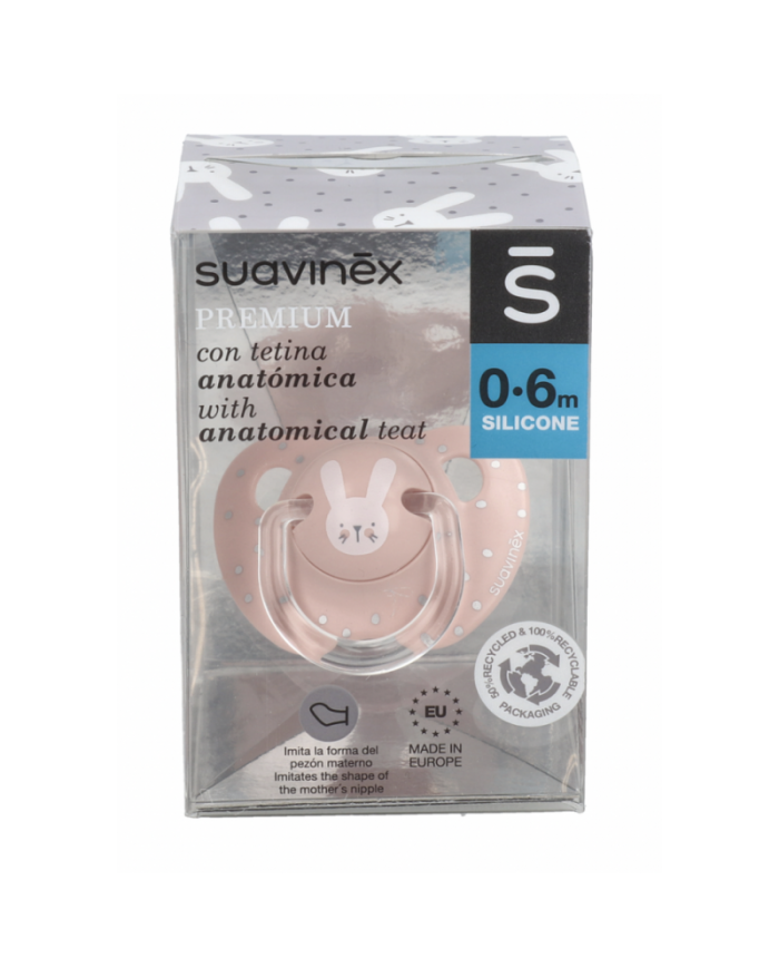 SUAVINEX CHUPETE PREMIUM ANAT (0-6M) SILIC(BAJA)