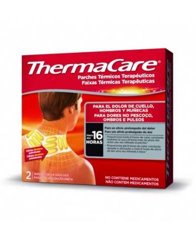 THERMACARE CUELLO HOMBROS Y MUÑECAS 2 PARCHES