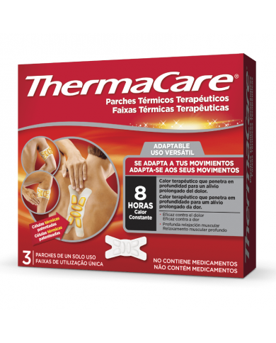THERMACARE PARCHES TERMICOS ADAPTABLES 3 PARCHES
