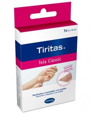 TIRITAS CLASSIC PRECORTADA 1M X 6CM TELA TIRITAS CLASSIC PRECORTADA 1M X 6CM TELA