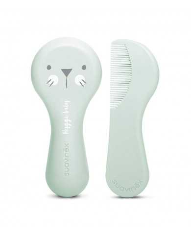 SUAVINEX CEPILLO Y PEINE INFANTIL VERDE