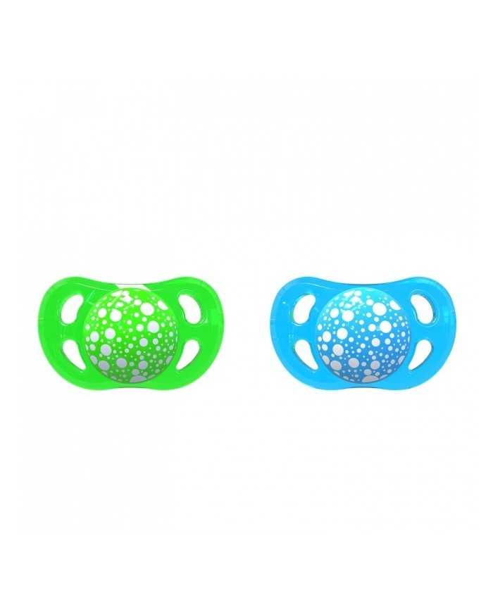 TWISTSHAKE CHUPETE AZUL/VERDE SILICONA 0-6M 2 UN