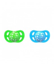 TWISTSHAKE CHUPETE AZUL/VERDE SILICONA 0-6M 2 UN