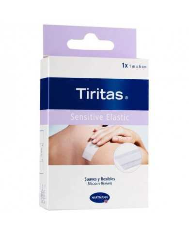TIRITAS SENSIT ELASTIC APOSITO ADHESIVO 1M X 6C