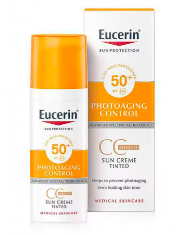EUCERIN SUN PROTECTION 50+ CC CREME PHOTOAGING