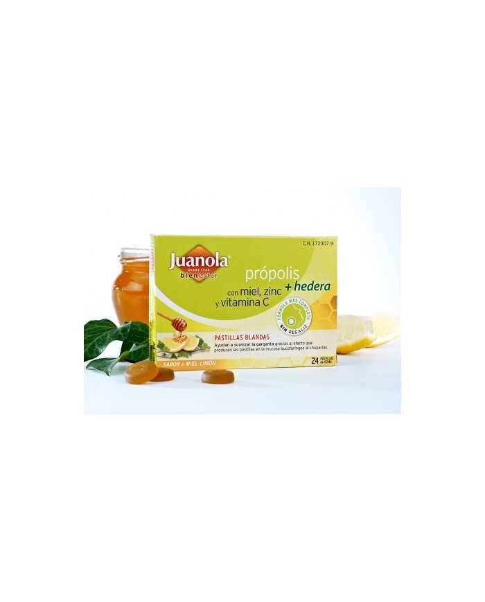 JUANOLA PROPOLIS HIEDRA-MIEL LIMON 24 COMP