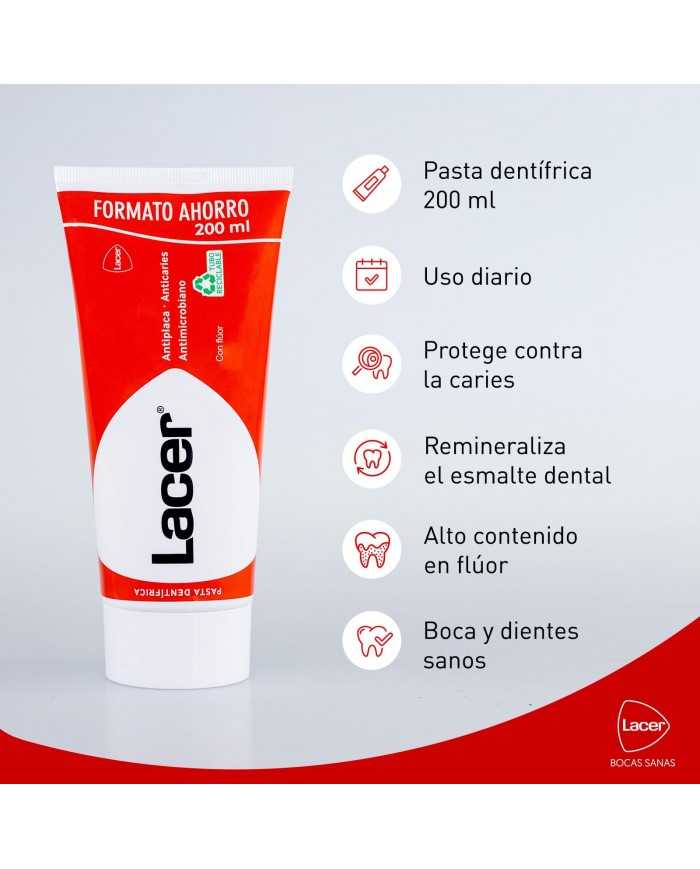 LACER PASTA DENTAL CON FLUOR 200 ML