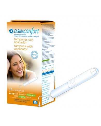 FARMACONFORT TAMPONES 100%ALGODON SUP PLUS 14 UD