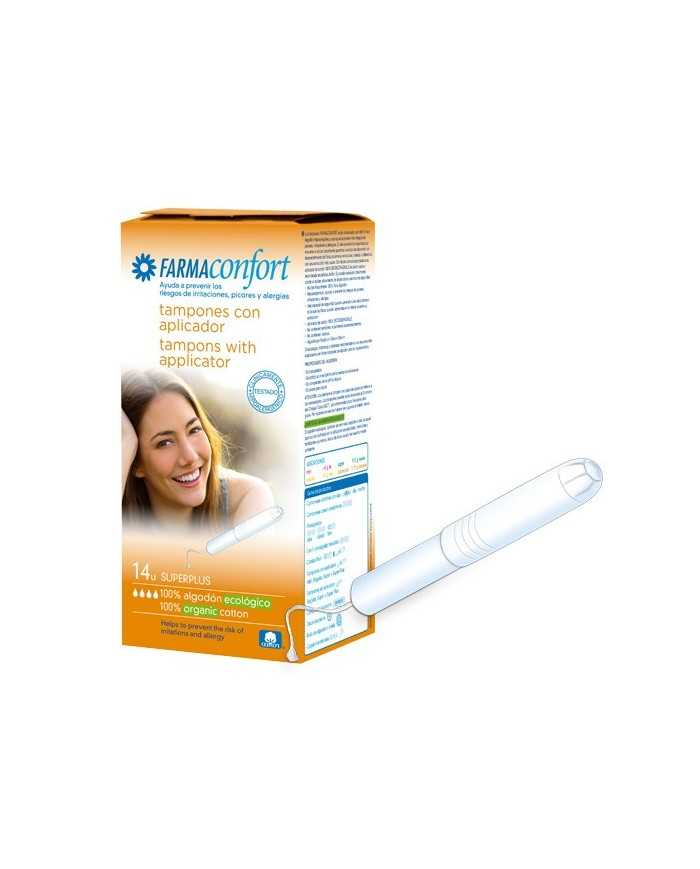 FARMACONFORT TAMPONES 100%ALGODON SUP PLUS 14 UD