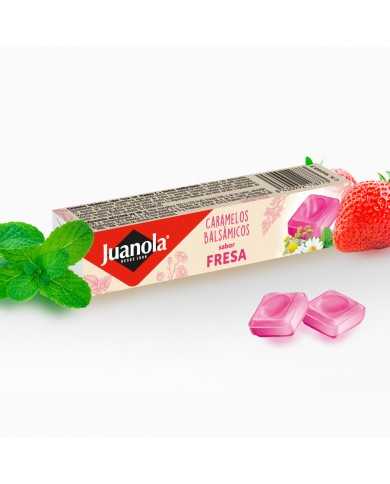JUANOLA CARAMELOS FRESA VIT C Y HIERBAS MED