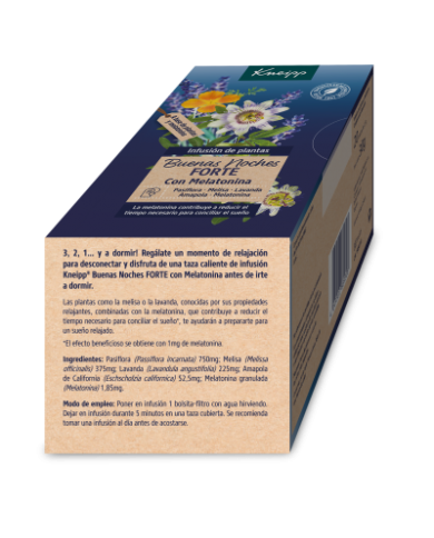 KNEIPP BUENAS NOCHE FORTE MELATONINA 20 BOLSAS