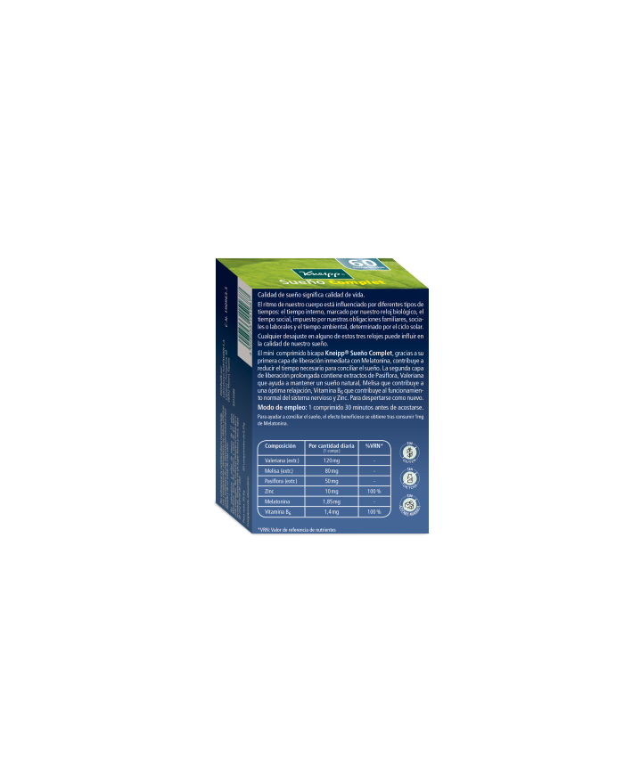 KNEIPP SUEÑO COMPLET 60 COMPRIMIDOS