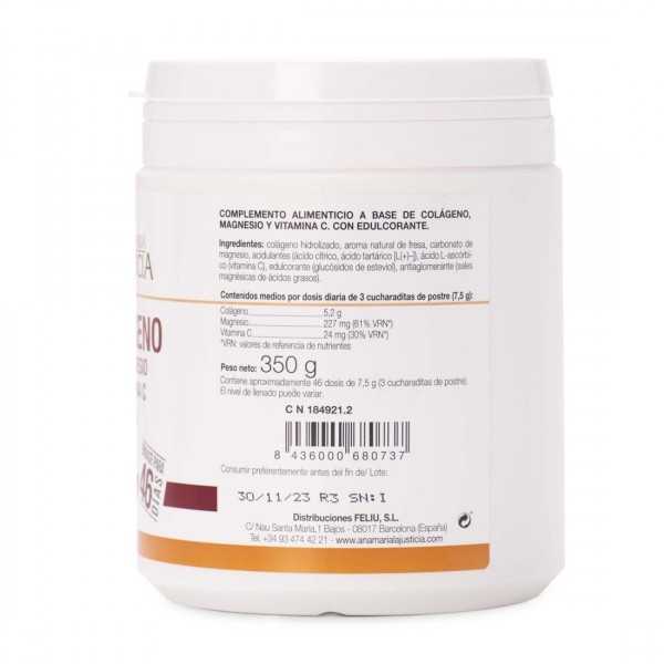 COLAGENO CON MAGNESIO Y VITAMINA C ANA MARIA LAJ