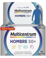 MULTICENTRUM HOMBRE 50+ 30 COMPRIMIDOS
