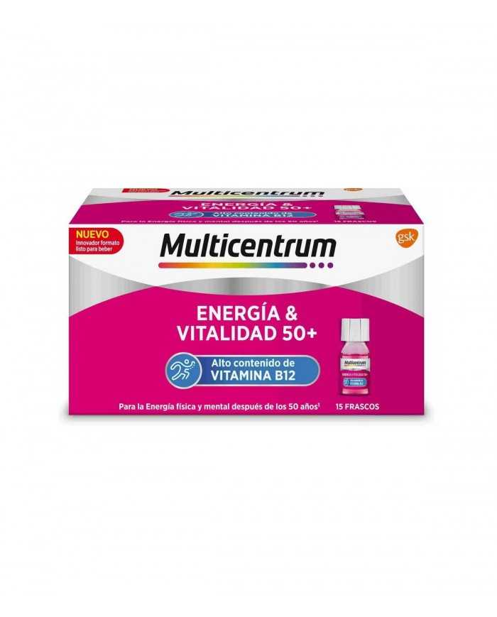 MULTICENTRUM ENERGIA Y VITALIDAD 50+ 15 VIALES
