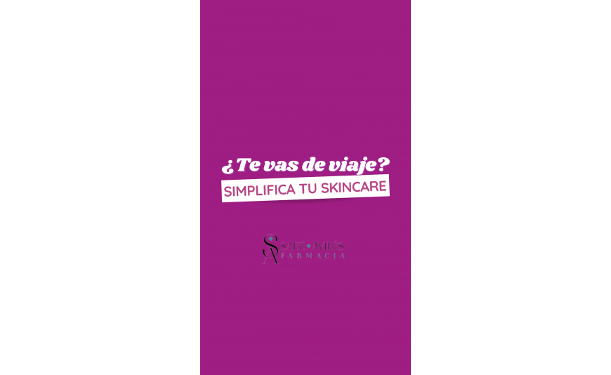 ¿TE VAS DE VIAJE ✈️ Y QUIERES SIMPLIFICAR TU RUTINA DE SKINCARE ?✨
